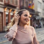 Portrait of a smiling confident woman, Bogdana Chernenko.